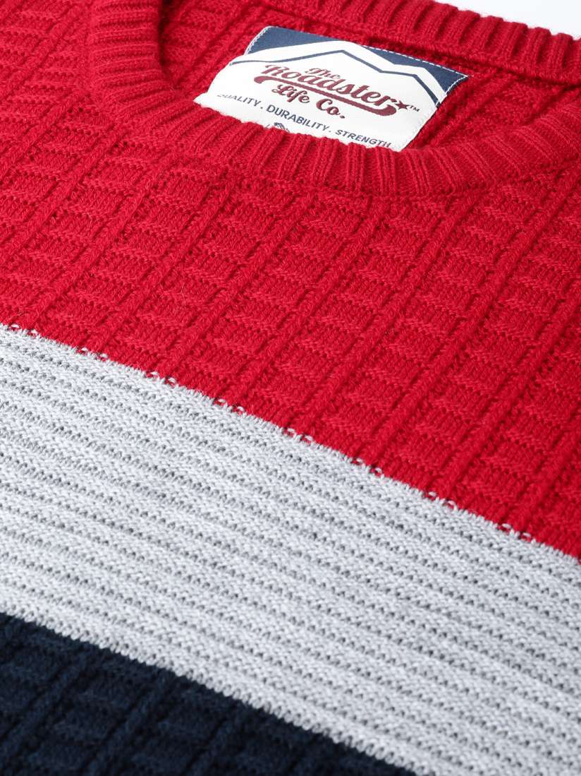 Blue white red sweater sale