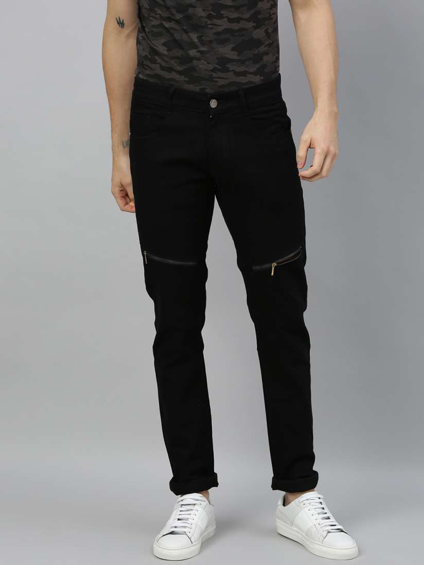 Black jeans on myntra shop