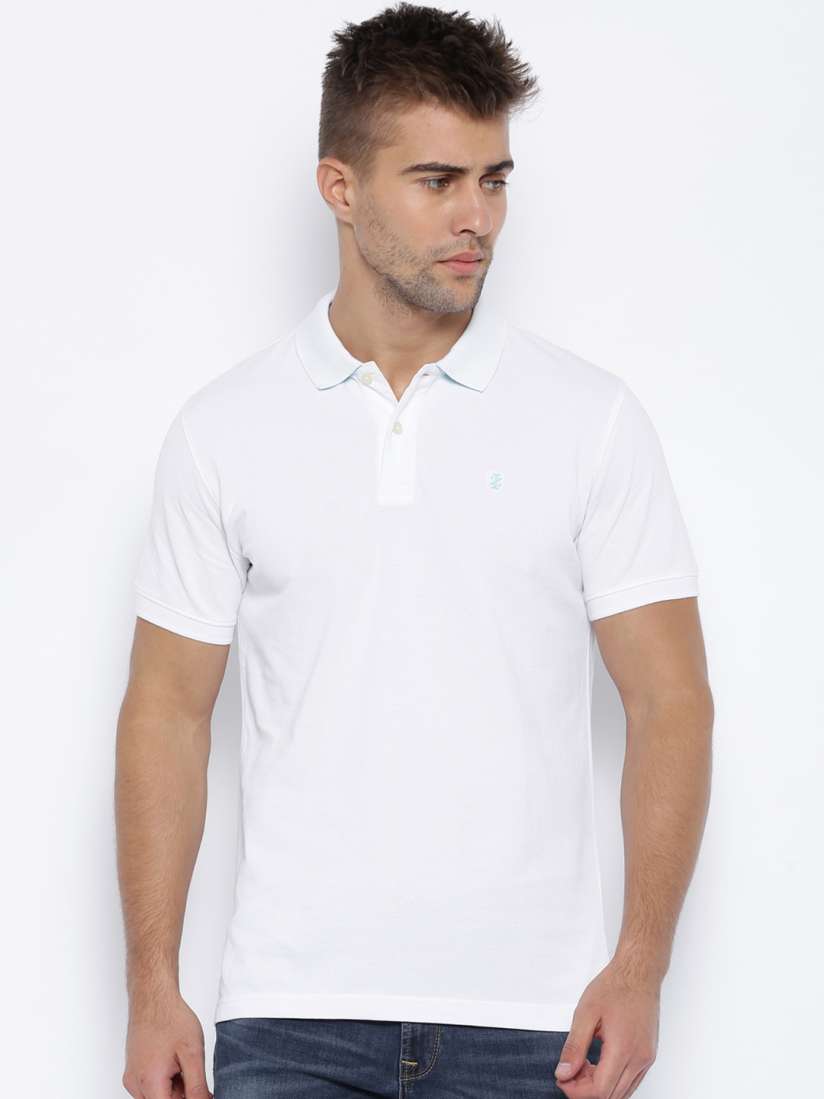 Buy IZOD White Polo Pure Cotton T shirt Tshirts for Men 1197787 Myntra