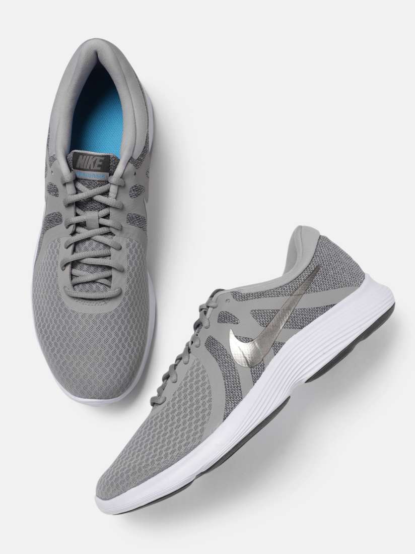 Buy Nike Men Grey Revolution 4 Running Shoe Sports Shoes for Men 11979706 Myntra