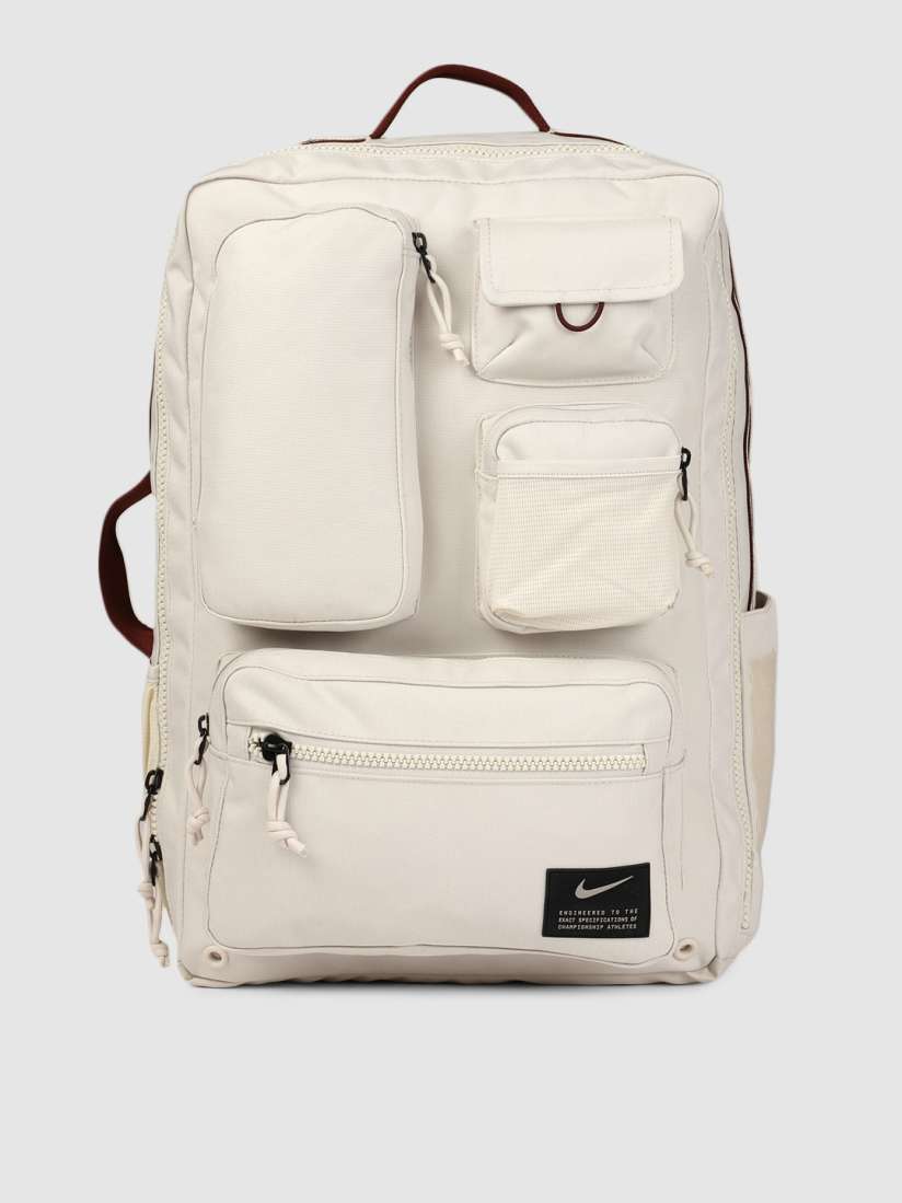 Buy Nike Men Off White Solid Utility Elite Training Backpack Backpacks for Men 11980250 Myntra