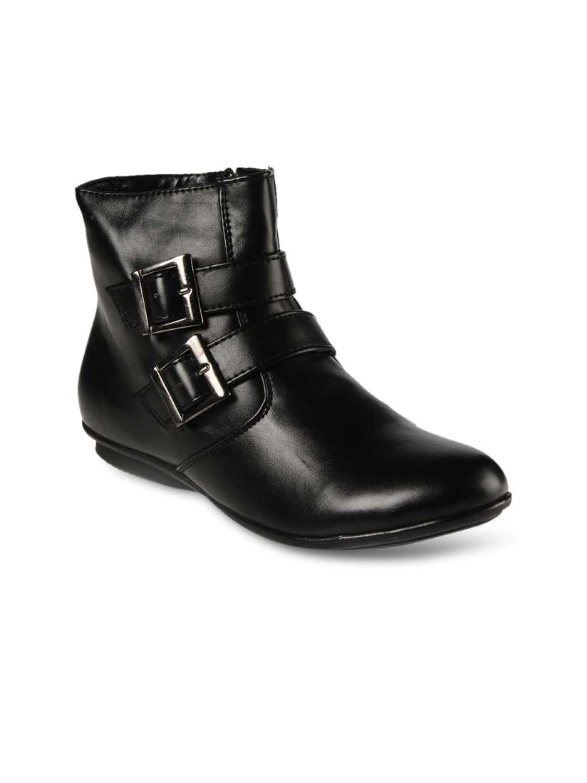 Buy Bruno Manetti Women Black Boots Boots for Women 1198054 Myntra