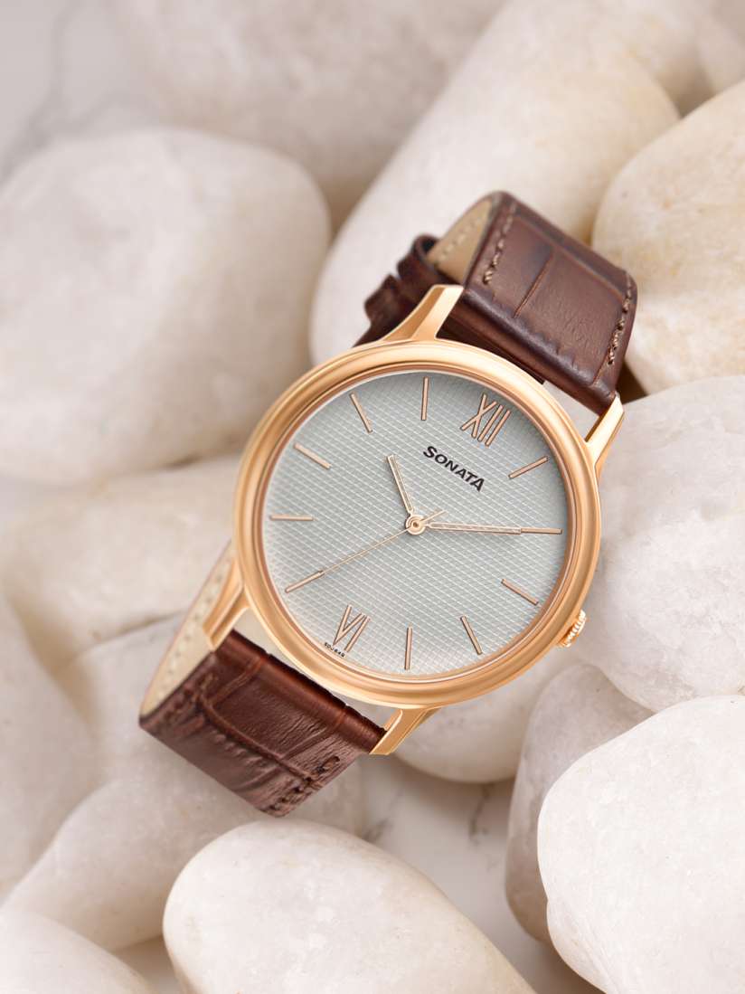 Buy Sonata Men White Analogue Watch 7128WL02 Watches for Men 11983688 Myntra