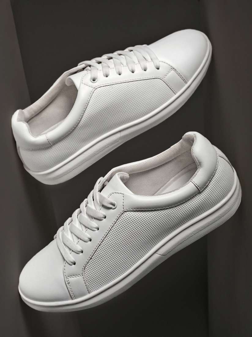 Buy HIGHLANDER Men White Solid Sneakers Casual Shoes for Men 11986140 Myntra