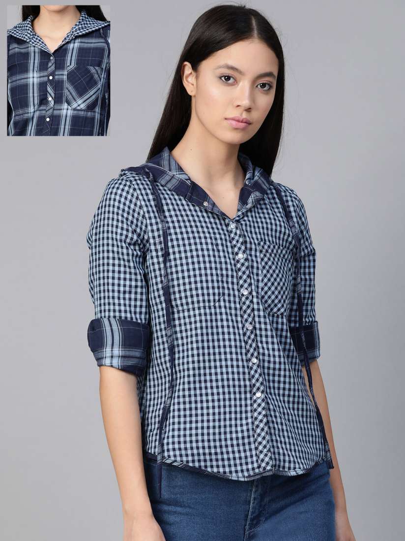 Hooded casual shirts cheap
