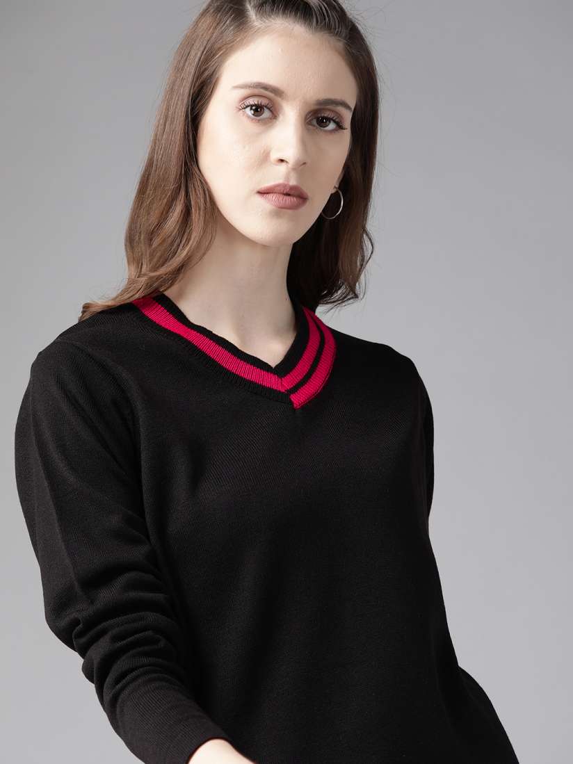 Pullover sweater myntra 2025