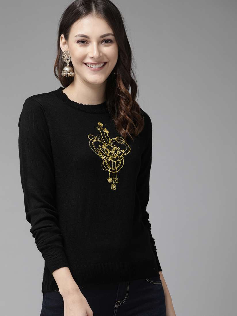 Myntra women sweater store