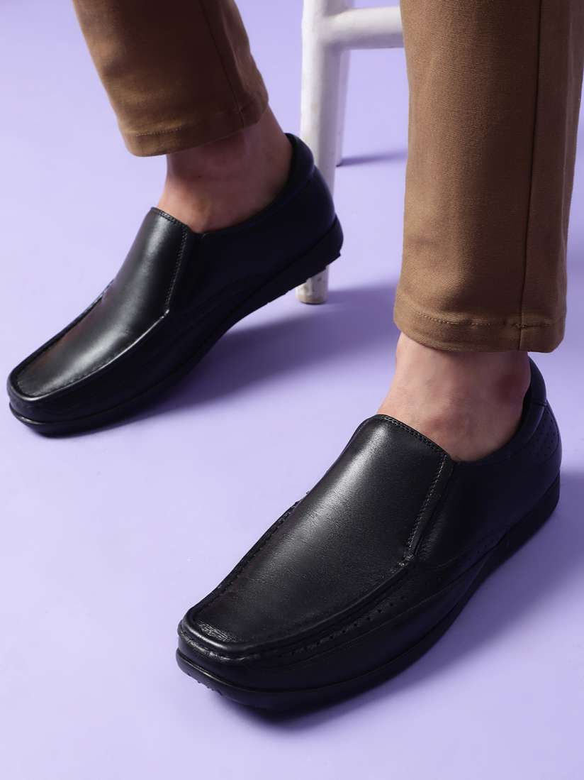 Liberty black leather formal shoes 2025
