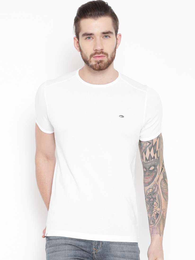 Buy Numero Uno White Pure Cotton T shirt Tshirts for Men 1201694 Myntra