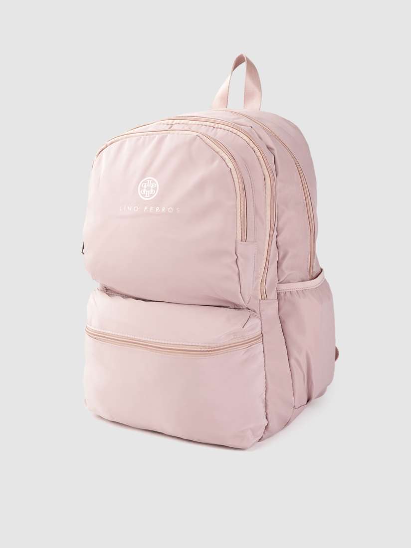 Pink backpack women's on sale