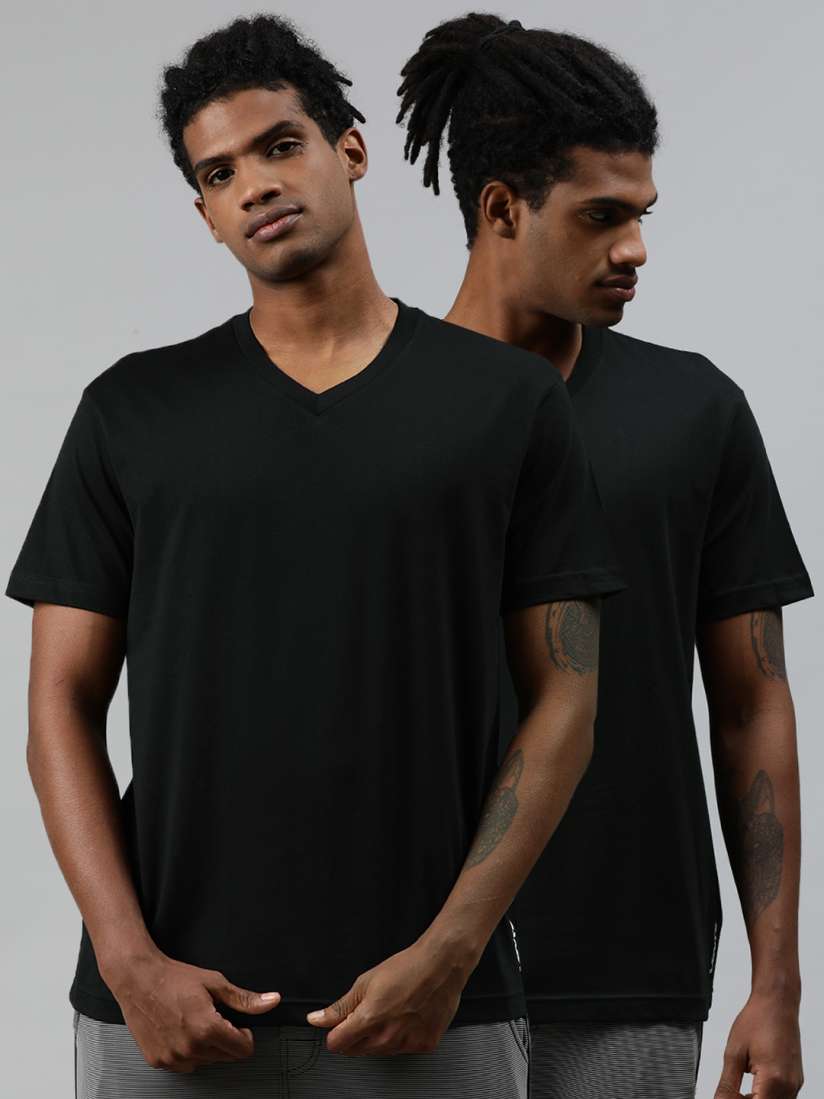 Buy Levis Men Pack of 2 V Neck Cotton T Shirt with Smartskin Technology Tshirts for Men 12027412 Myntra