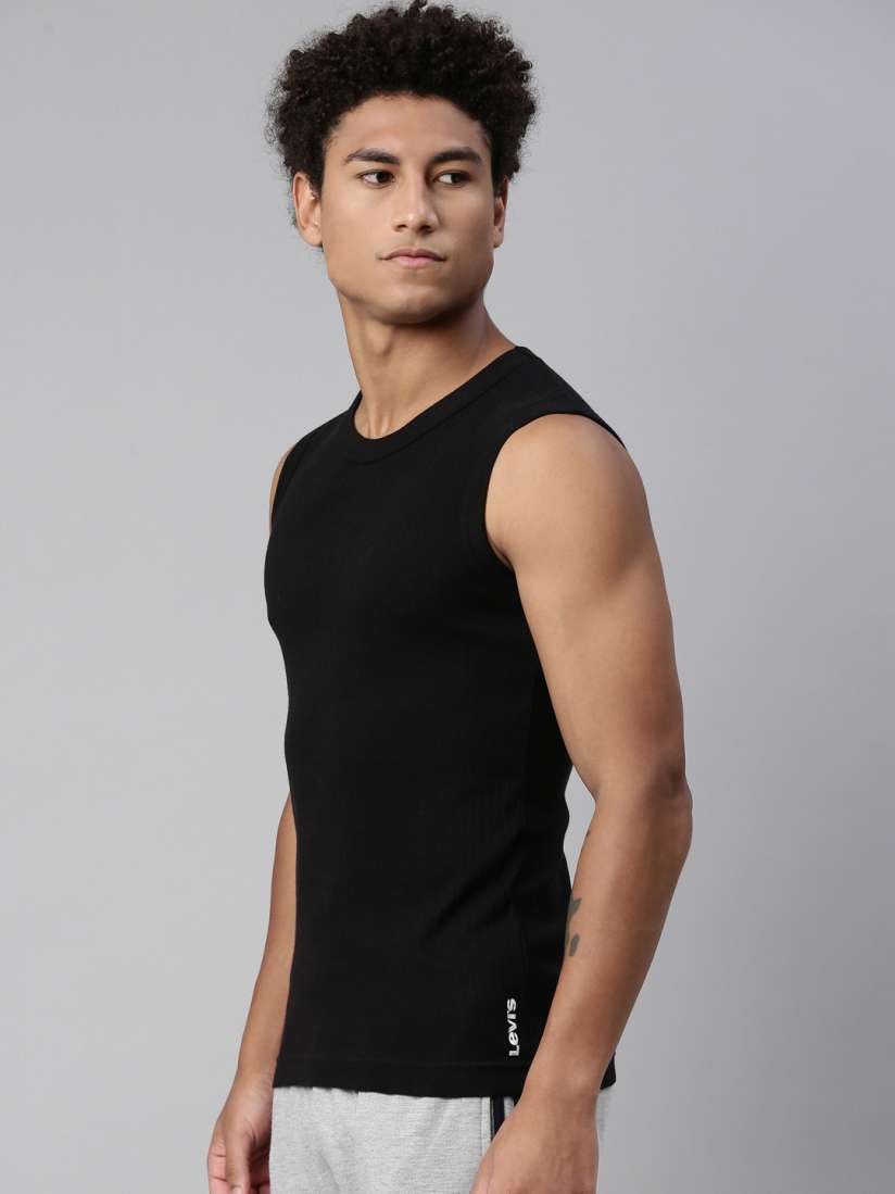Levis vest black cheap