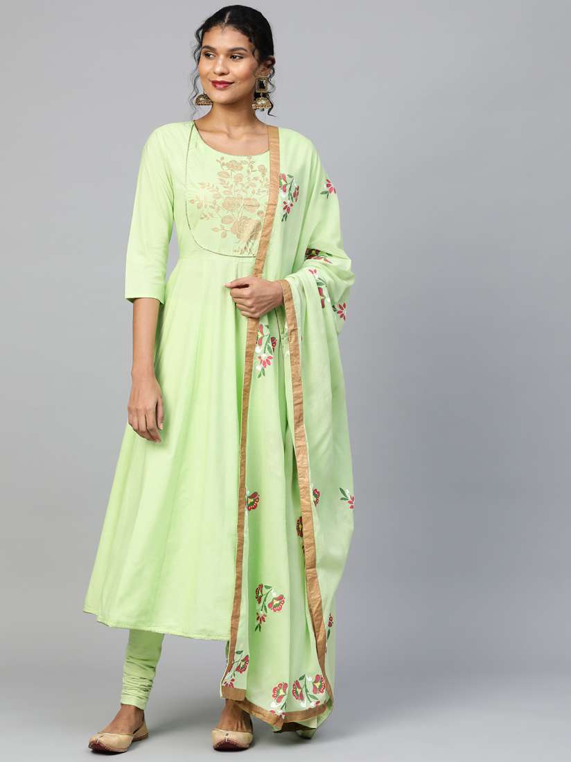 Churidar yoke designs online