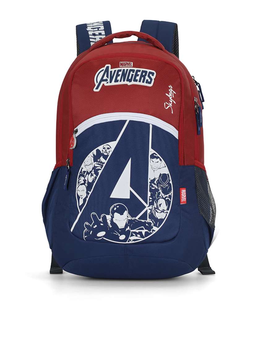 Buy Skybags Unisex Red Navy Blue Graphic MARVEL 10 Backpack Backpacks for Unisex 12053258 Myntra