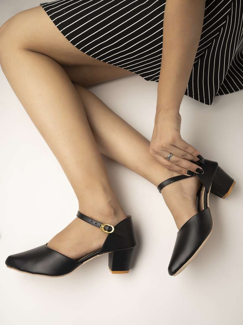 Myntra women's heels shoes store