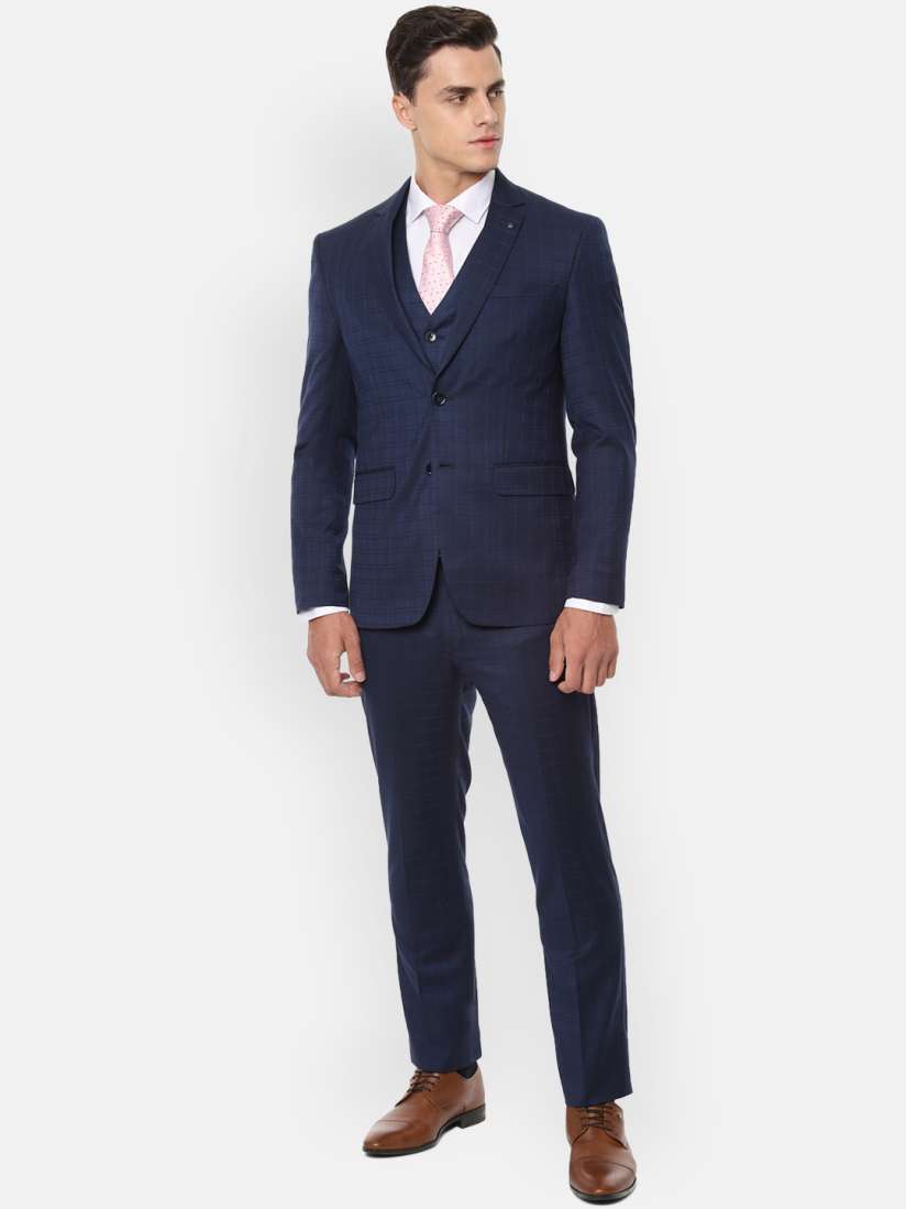 Louis philippe blue suit hotsell