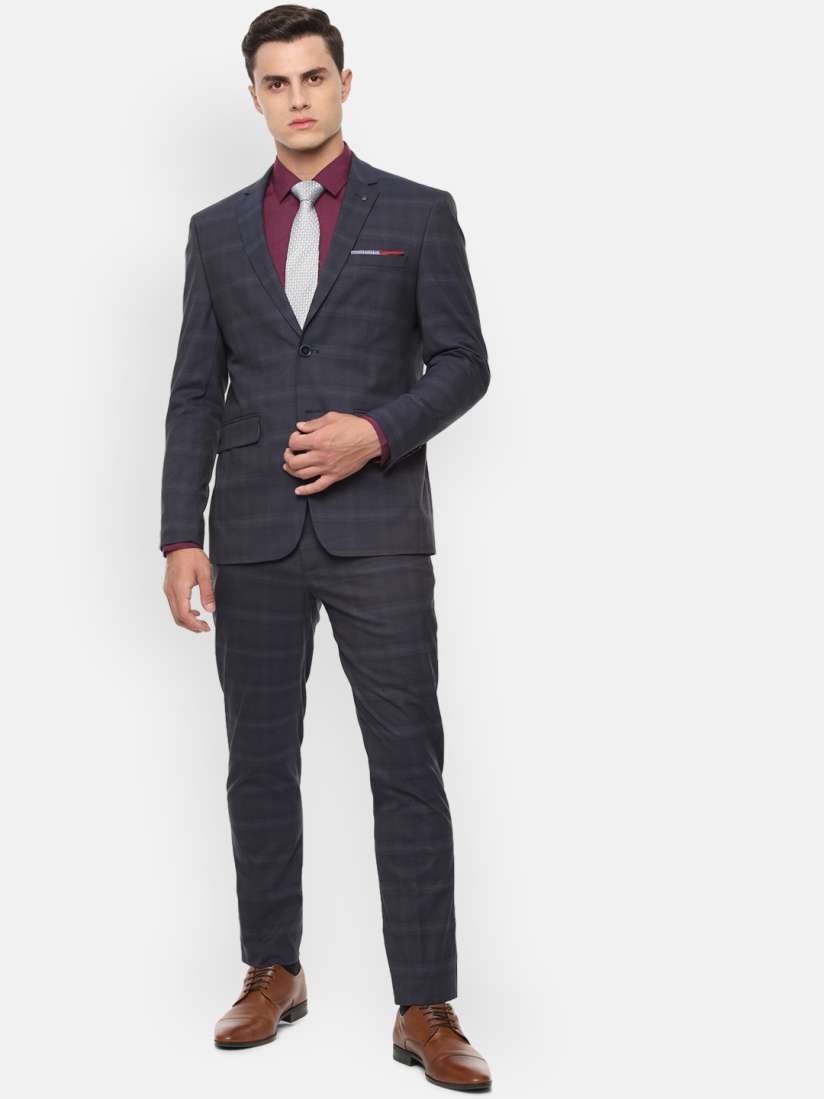 Louis philippe suits blue shop