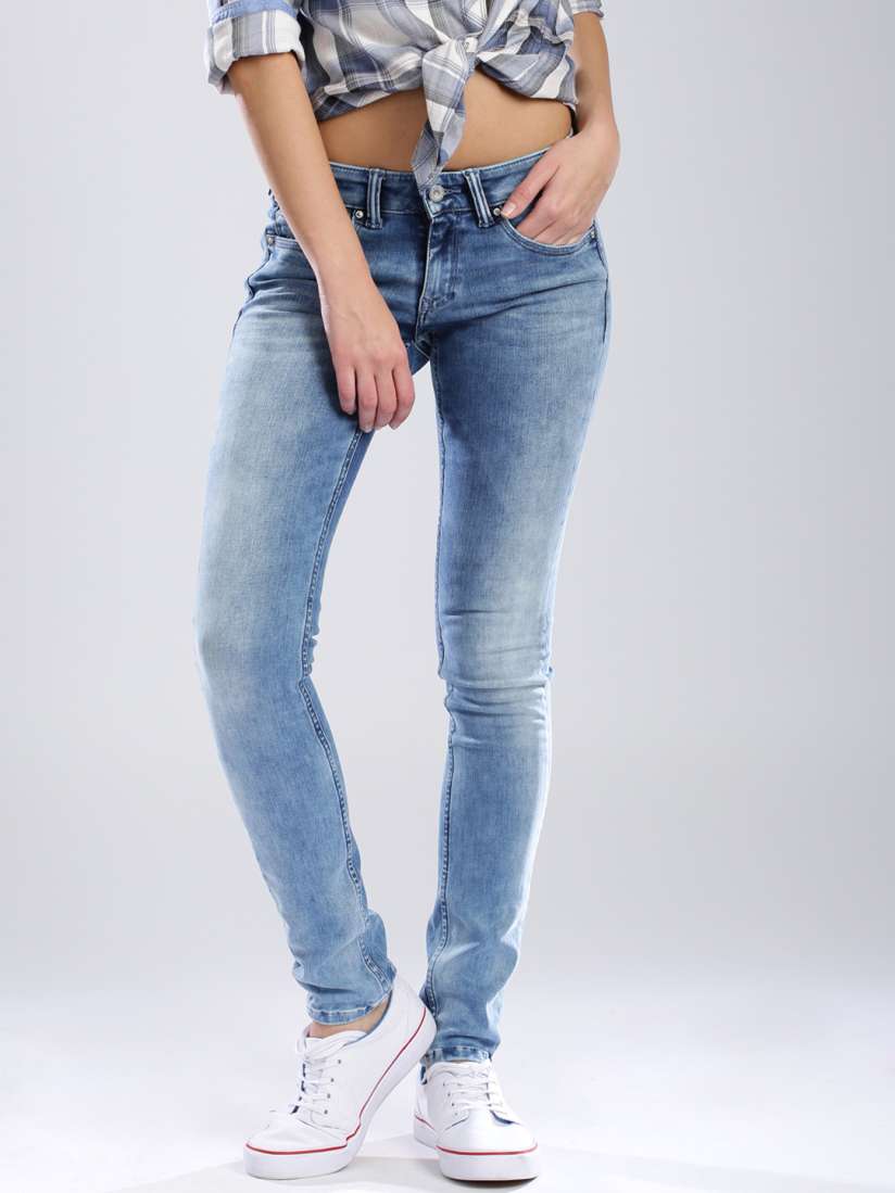 Buy Tommy Hilfiger Blue Sophie Skinny Jeans Jeans for Women 1207677 Myntra