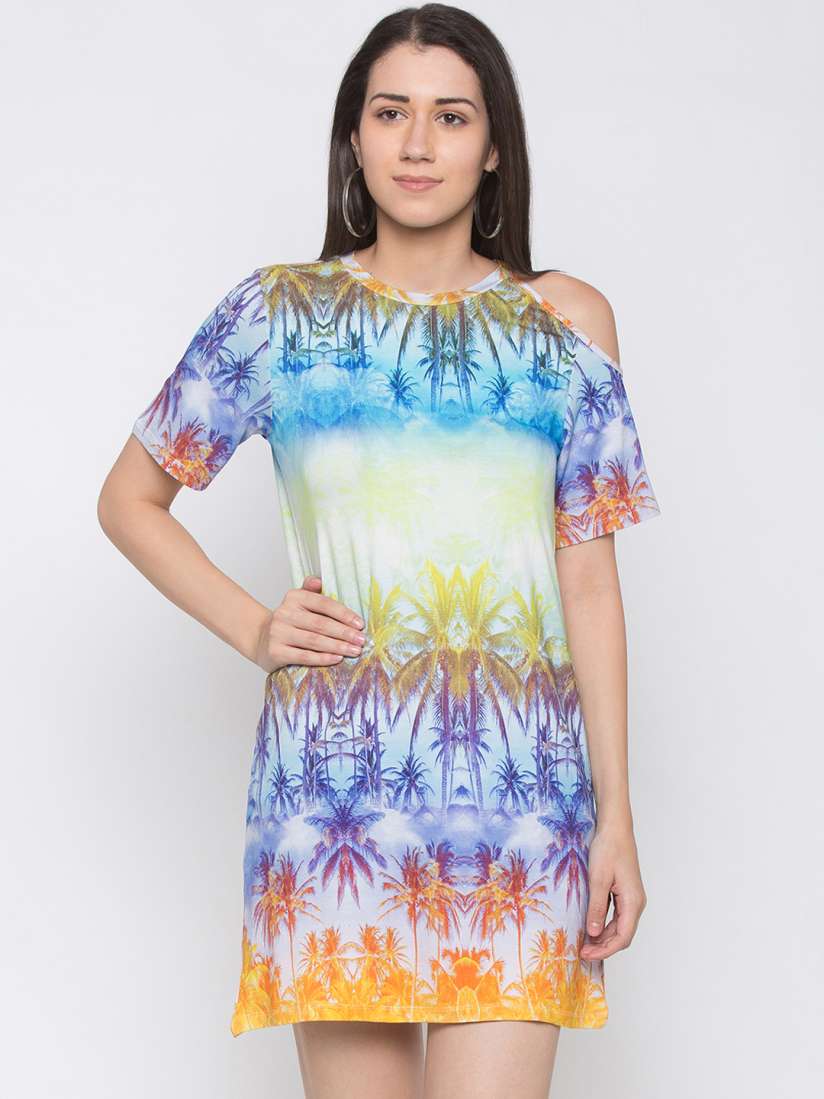 Buy Globus Women Multicoloured Printed T shirt Dress Dresses for Women 12078422 Myntra