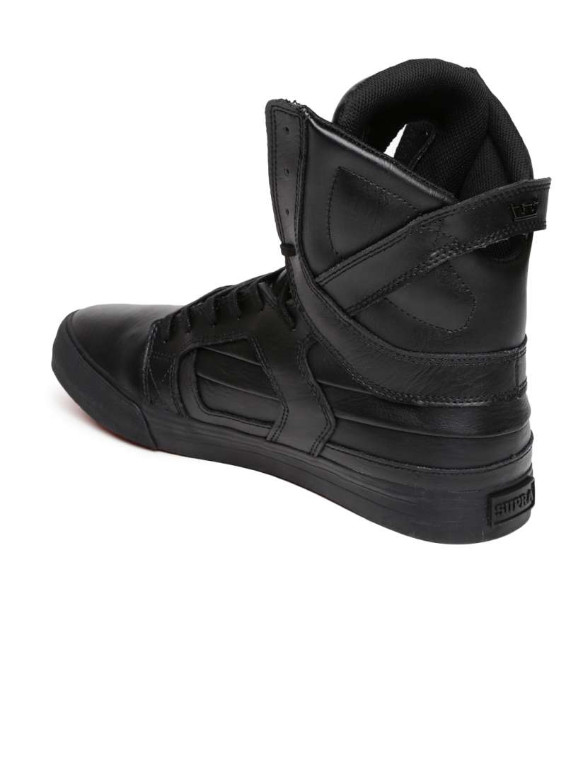 Buy Supra Men Black Skytop II Leather Sneakers Casual Shoes for Men 1208380 Myntra