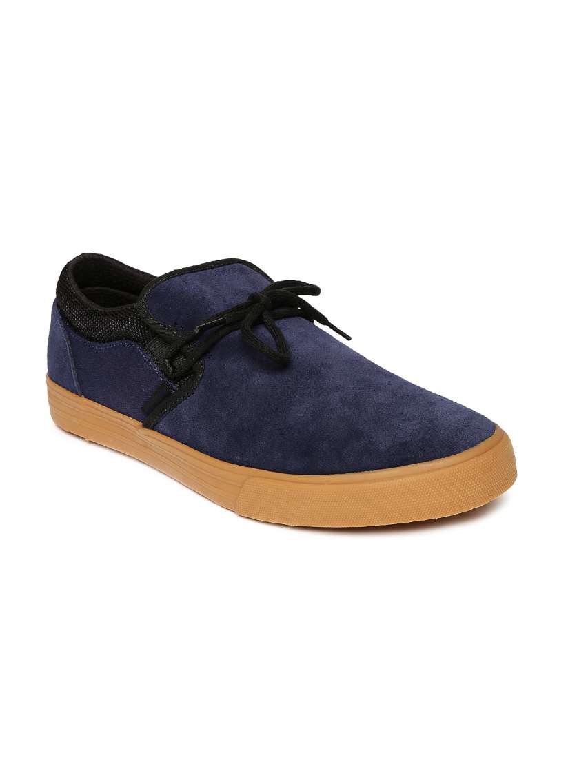 Buy Supra Men Navy Suede Sneakers Casual Shoes for Men 1208395 Myntra