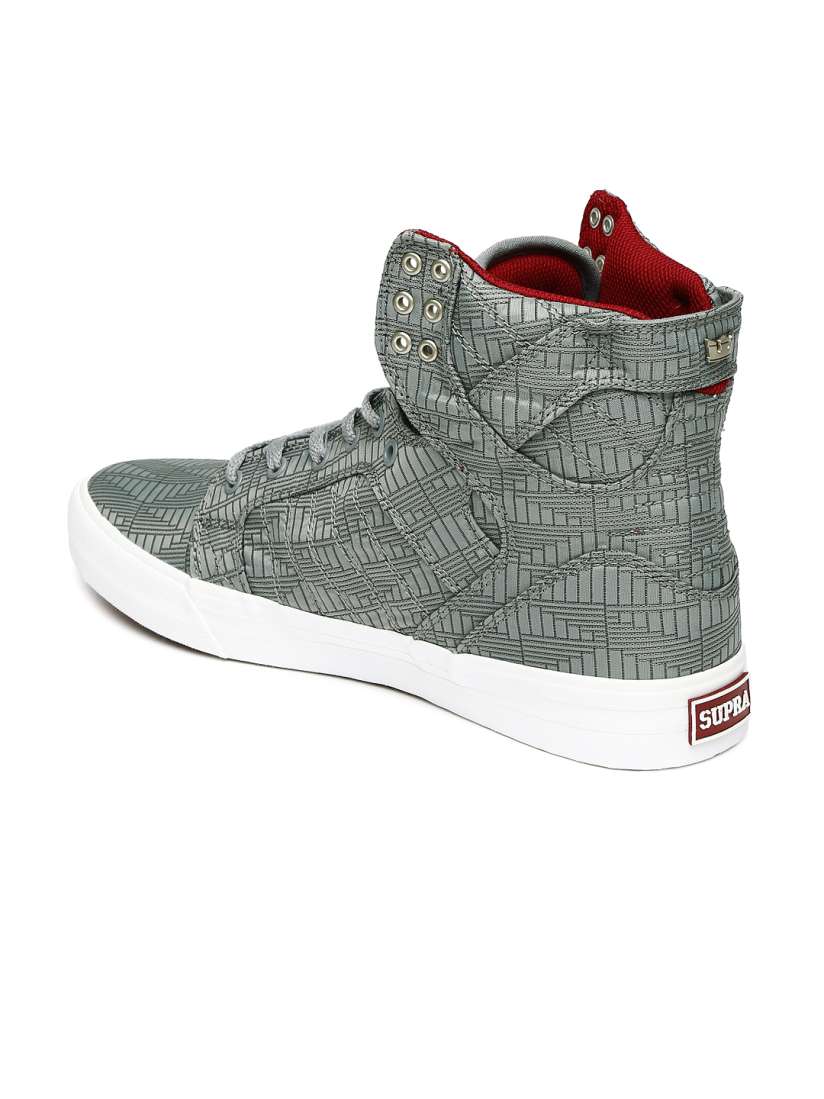 Grey supra high tops shop