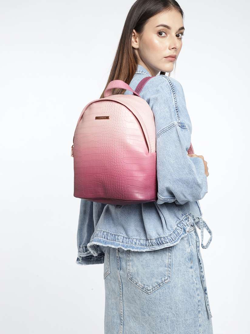 caprese pink women's backpack