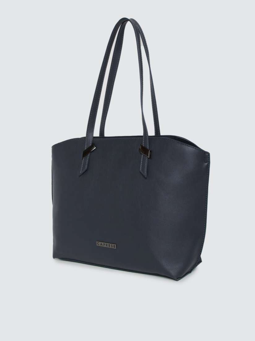 Buy Caprese Navy Blue Solid Shoulder Bag Handbags for Women 12088984 Myntra
