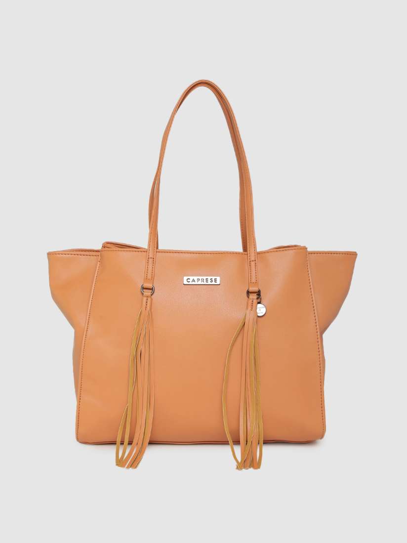 Buy Caprese Brown Solid Loui Shoulder Bag Handbags for Women 12089024 Myntra