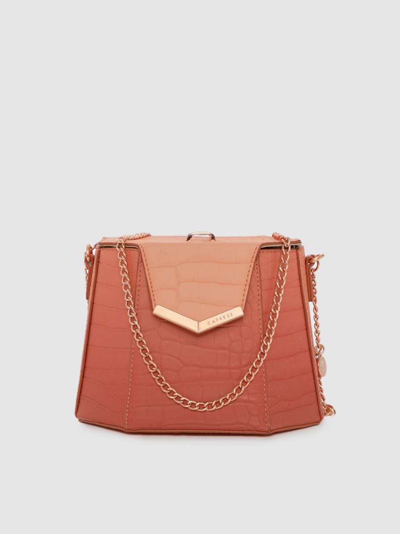Buy Caprese Pink Textured Clutch Clutches for Women 12089040 Myntra