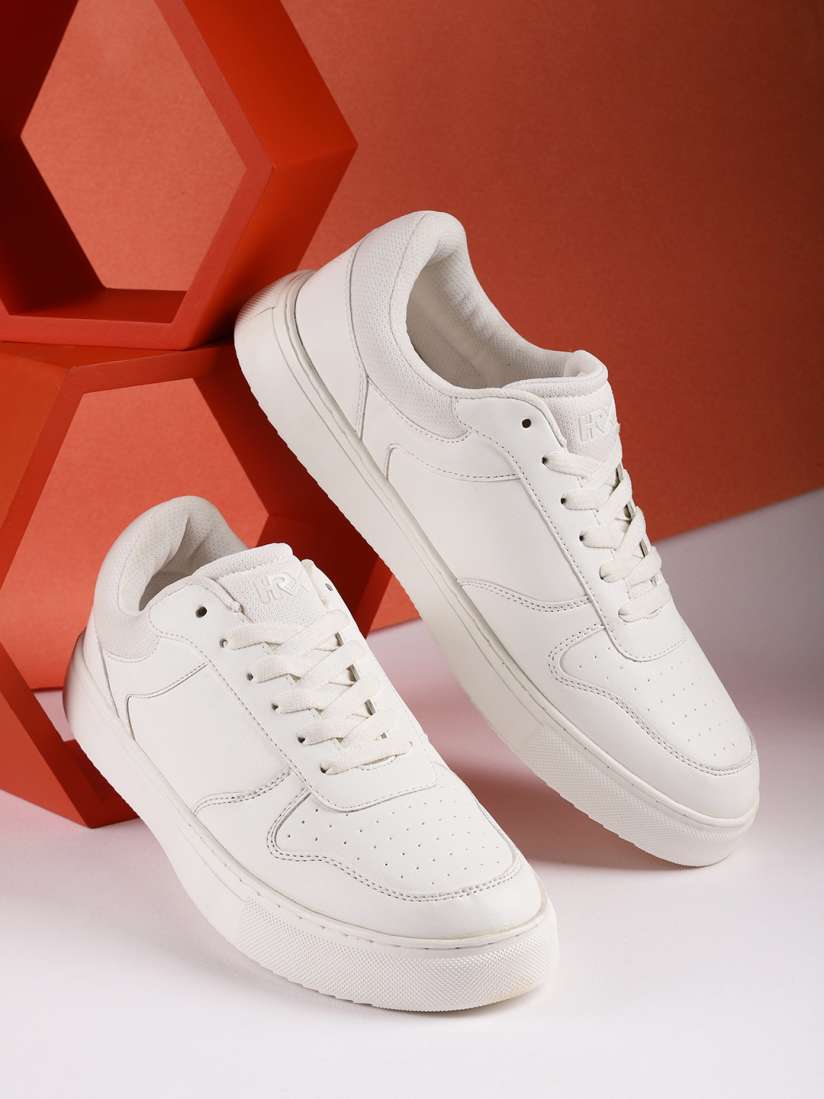 Hrx white sneakers myntra new arrivals