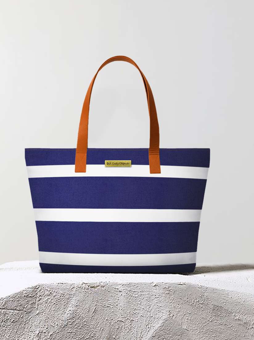 Blue and white handbags outlet
