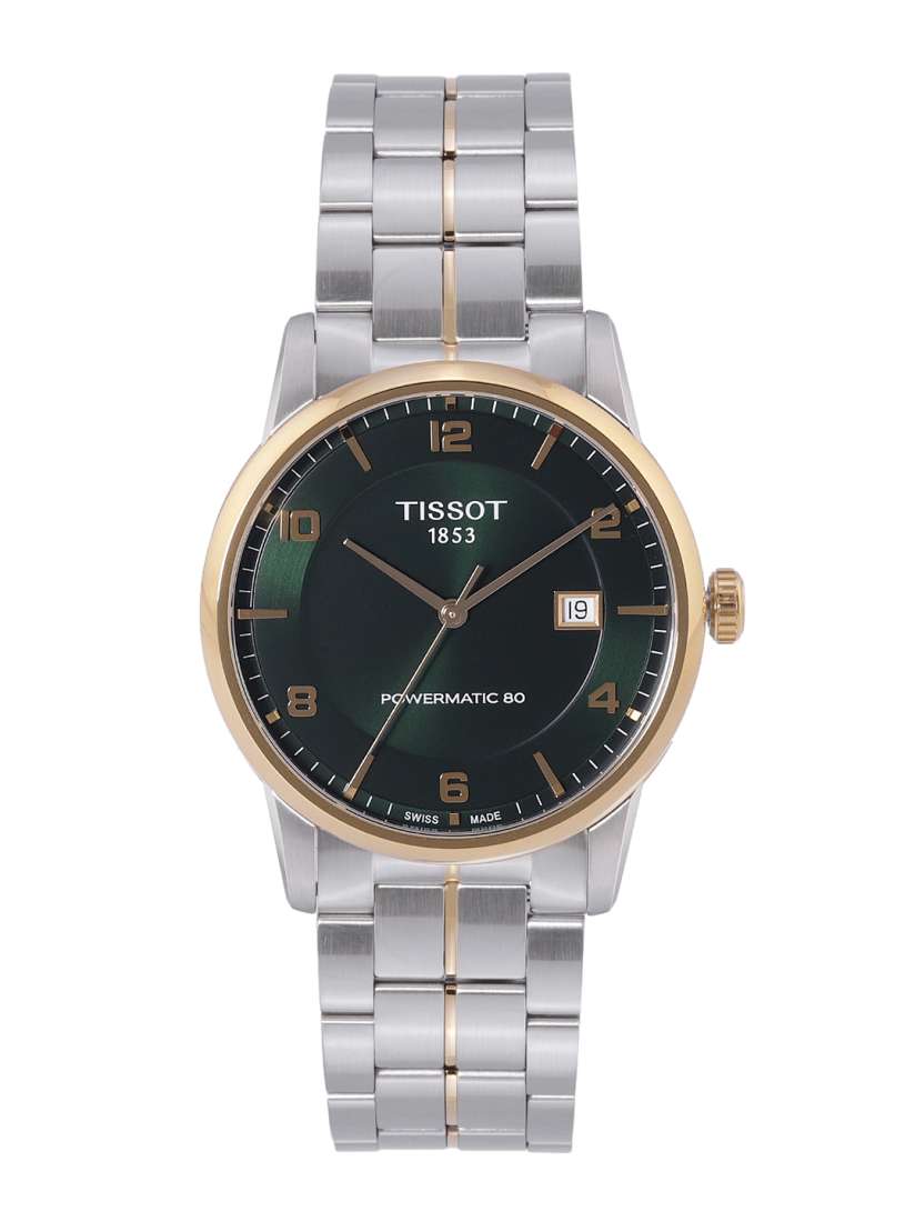 Buy TISSOT Men Green Luxury Powermatic 80 Analogue Watch T0864072209700 Watches for Men 12150142 Myntra