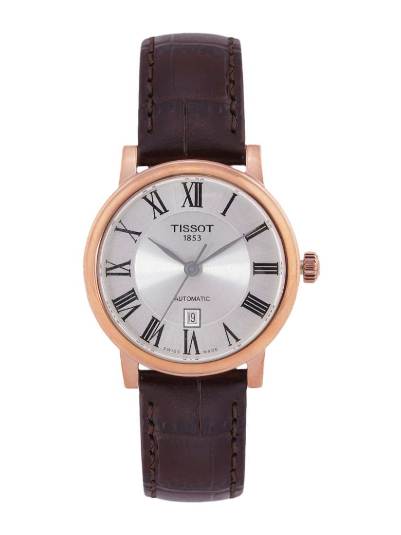 Tissot women's leather watch deals