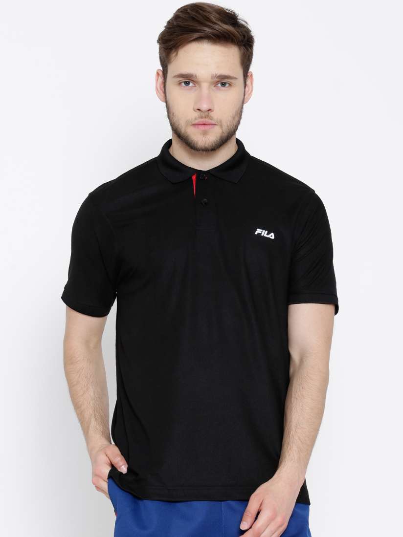 Fila t shirt myntra hot sale