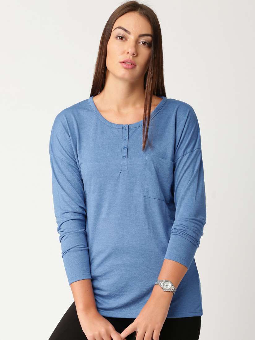Henley t shirt myntra sales