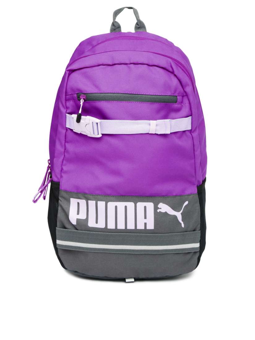 Buy PUMA Unisex Purple Grey Deck Backpack Backpacks for Unisex 1218945 Myntra