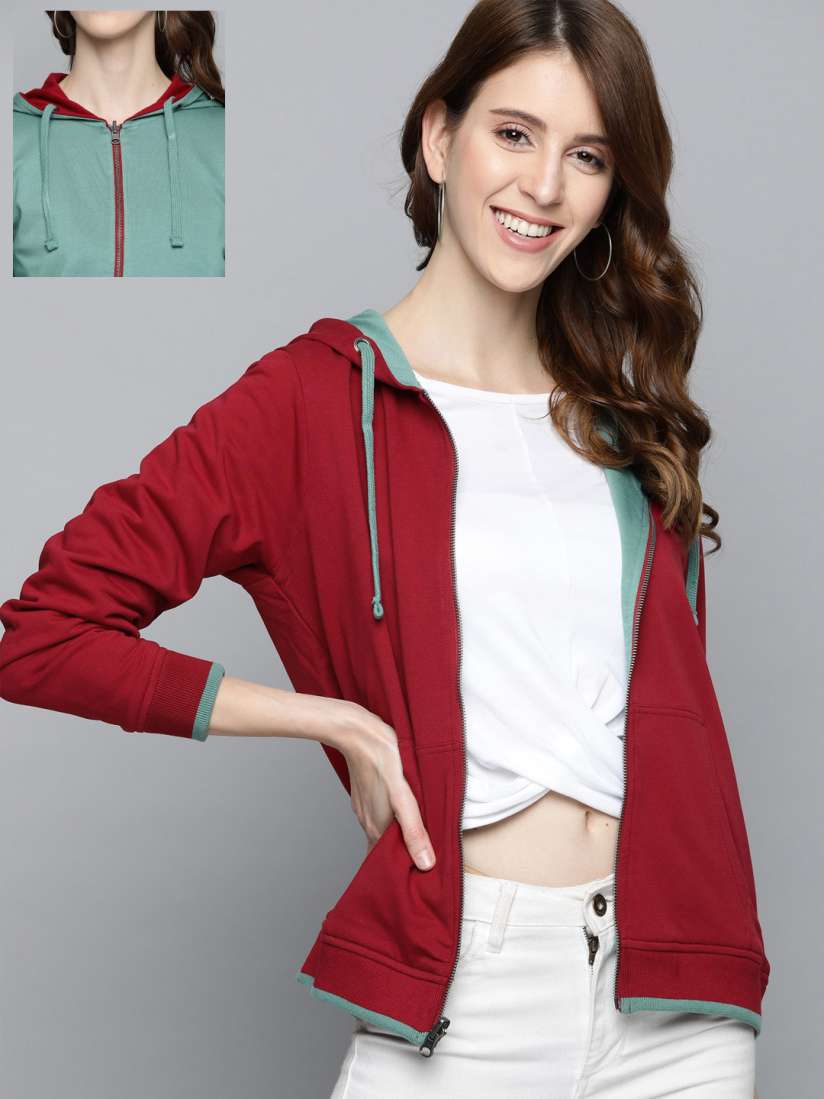 Reversible sweatshirt for women sale