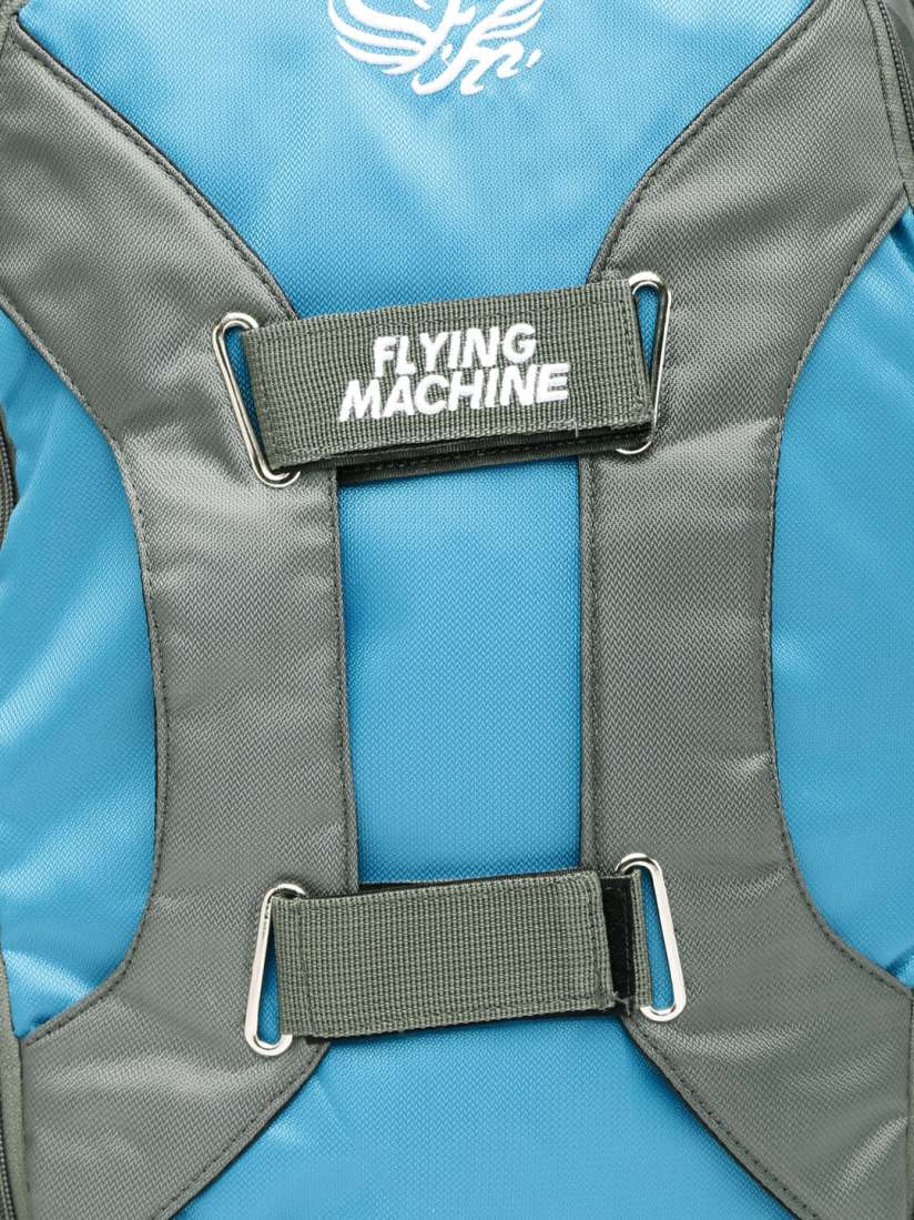 Buy Flying Machine Unisex Blue Grey Laptop Backpack Backpacks for Unisex 1221679 Myntra