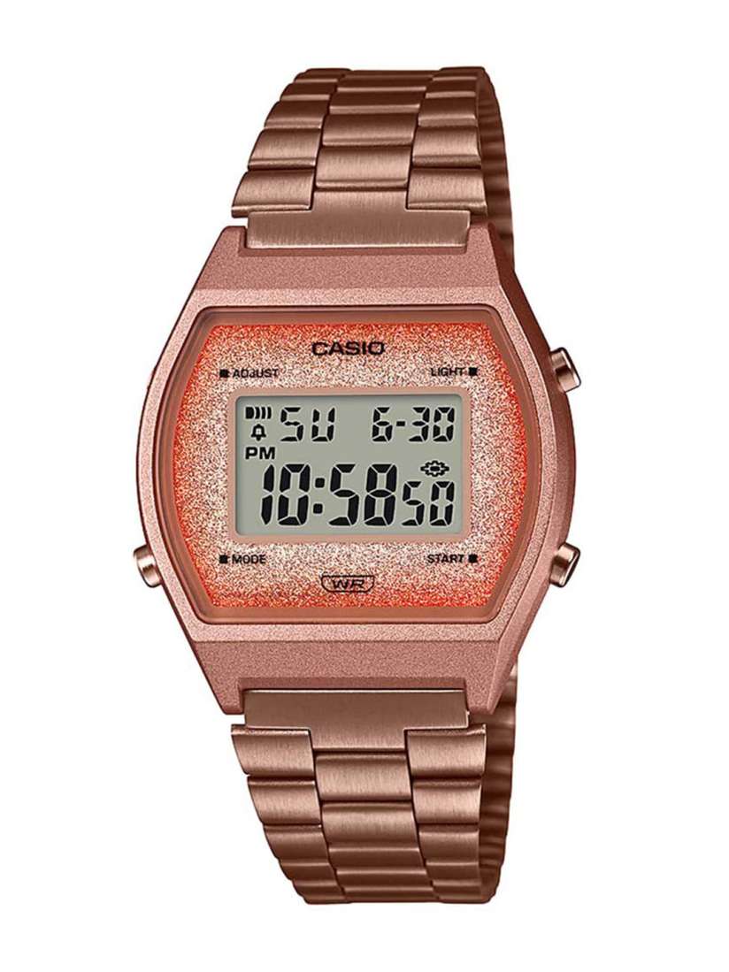Buy CASIO Vintage B640WCG 5DF Rose Gold Digital Dial Rose Gold Stainless Steel Band D187 Watches for Unisex 12224230 Myntra