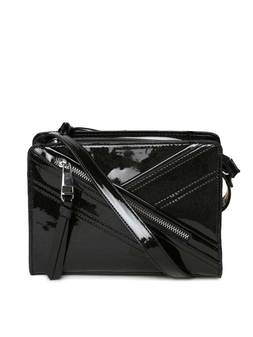 Buy Steve Madden Black Solid Sling Bag Handbags for Women 1222718 Myntra