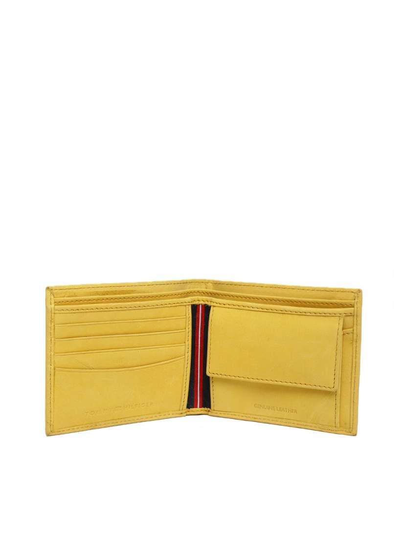 Tommy hilfiger yellow wallet new arrivals