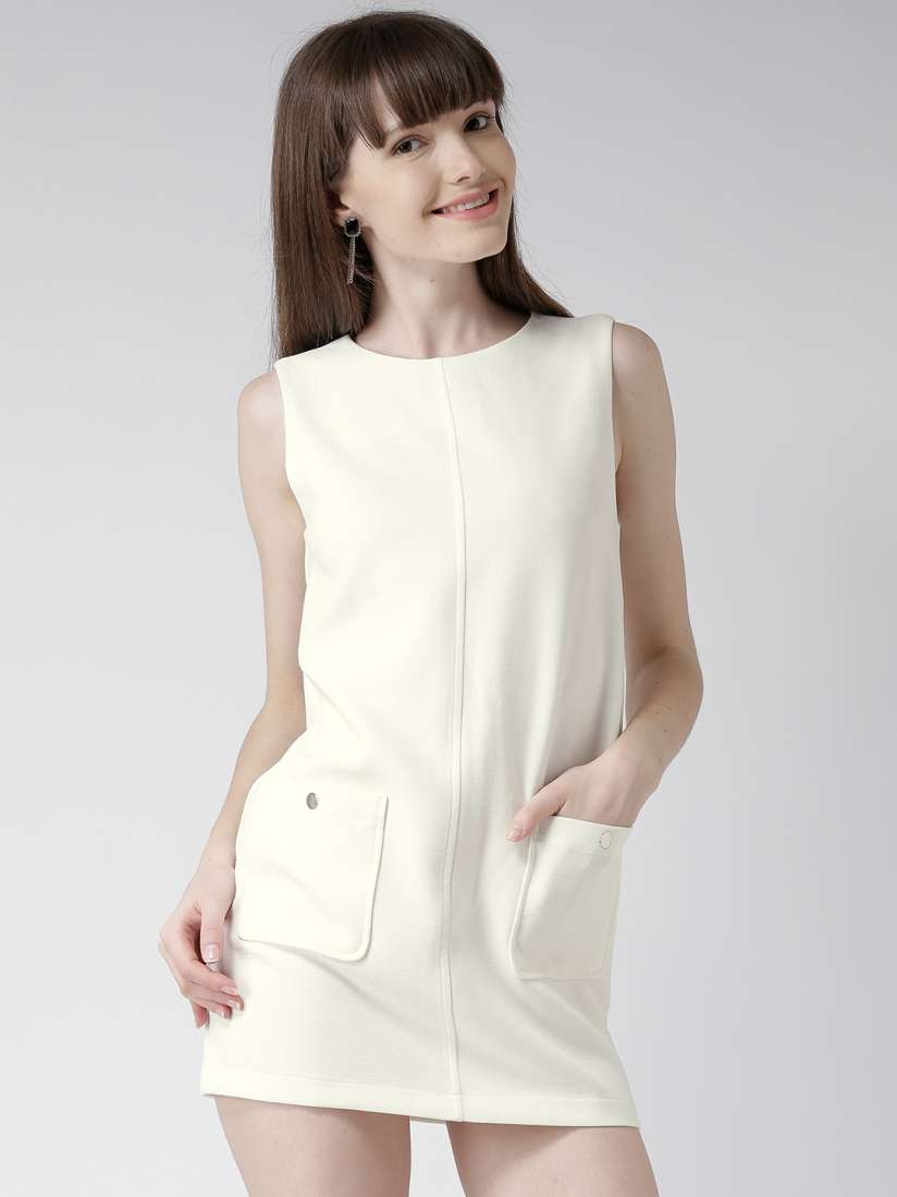 White shift dress forever 21 hot sale