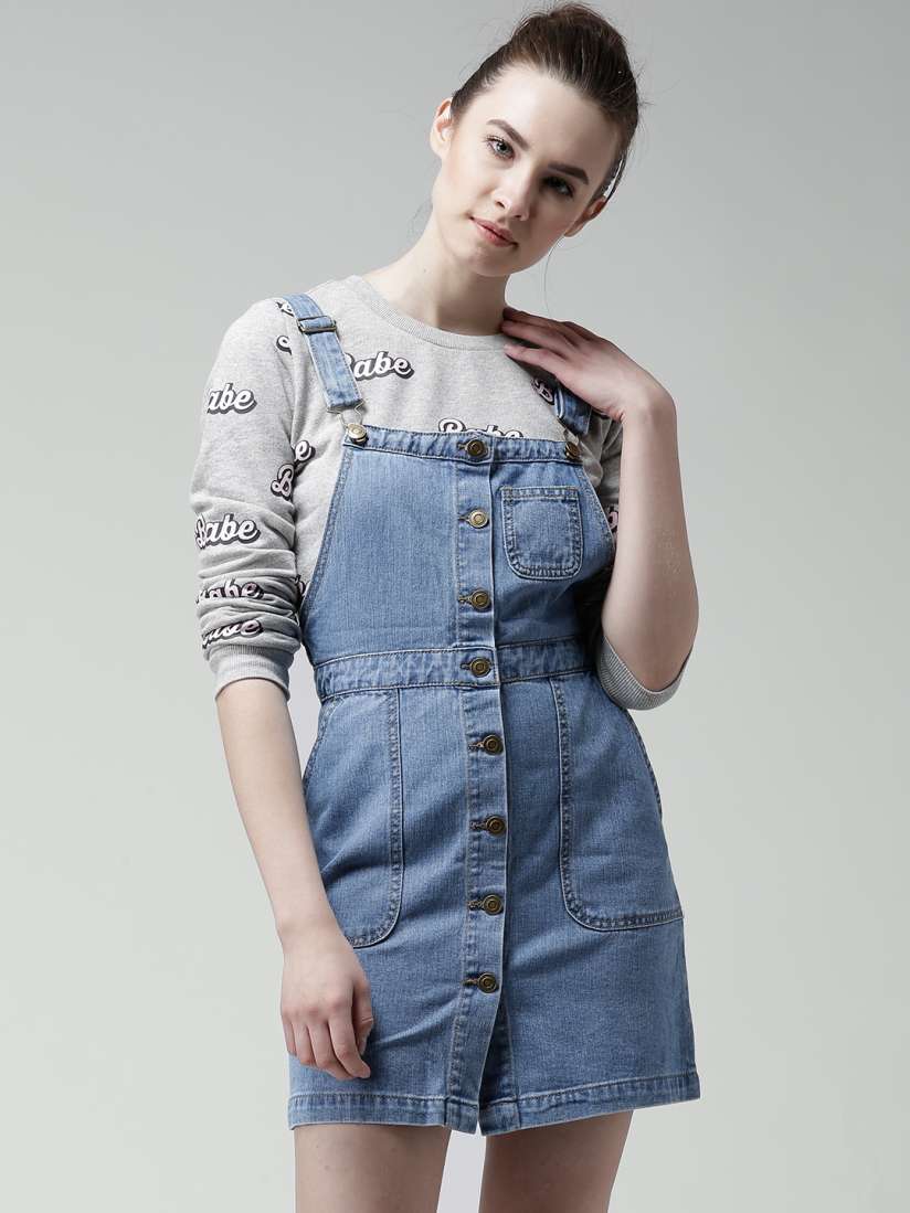 Dungaree dress myntra 2025
