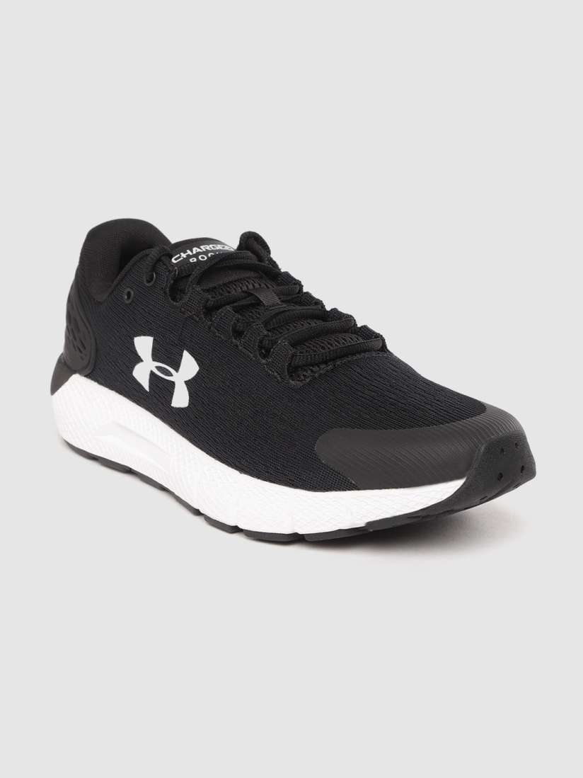 Buy UNDER ARMOUR Men Black Woven Design Charged Rogue 2 Wide Fit 2E Running Shoes Sports Shoes for Men 12247074 Myntra