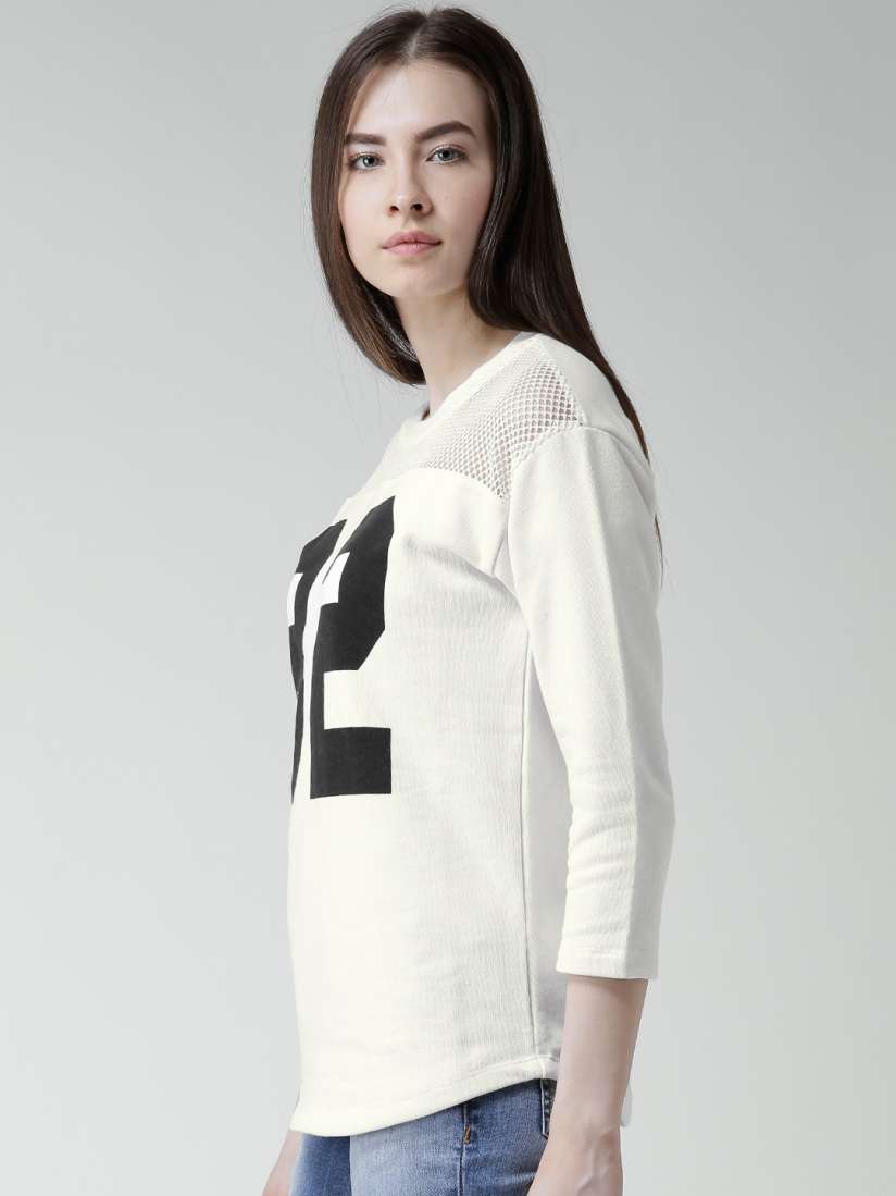 Forever 21 white sweatshirt discount