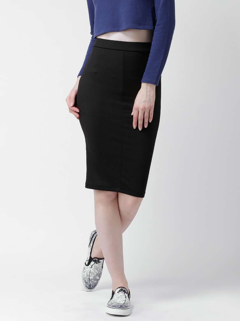 Pencil Skirt Midi Skirt Forever 21 Pencil Skirt Black Silk Skirt