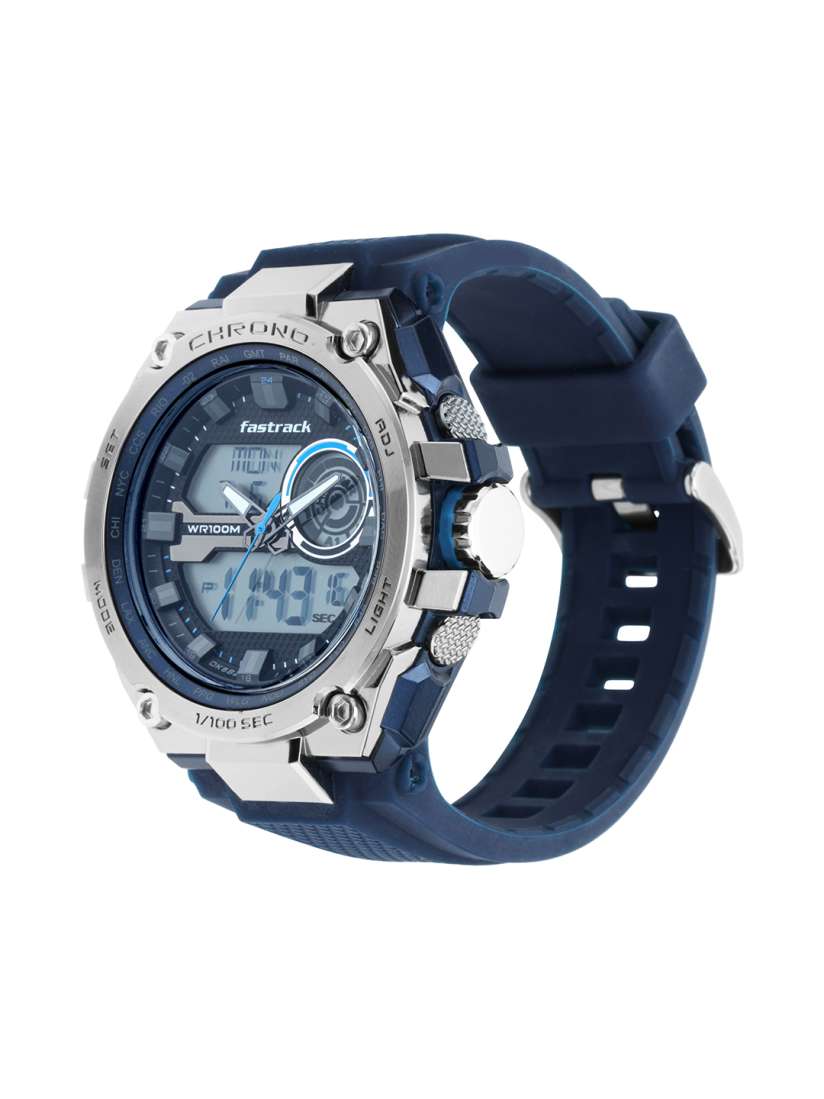 Buy Fastrack Men Black Analogue and Digital Watch 38055PP01 Watches for Men 12255172 Myntra