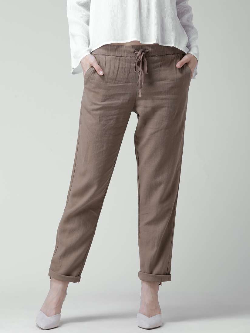 Myntra casual trousers hot sale
