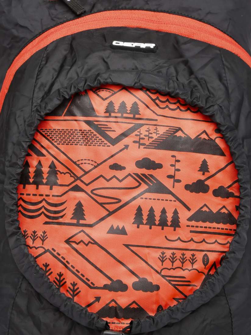 Buy Gear Unisex Black Orange Foldable Backpack Backpacks for Unisex 1225800 Myntra